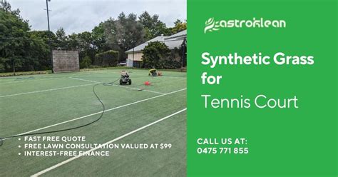 Synthetic Grass for Tennis Court | Astro Klean