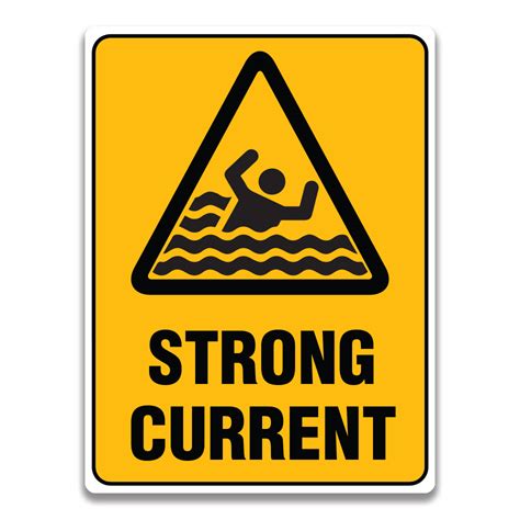 Strong Current Sign Safety Sign And Label