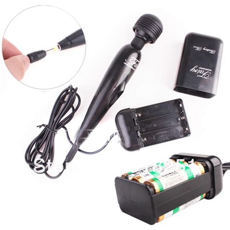 Fairy AV Magic Wand Vibrator With Attachment Headgear Massage Stick Adult Sex Toy For Woman
