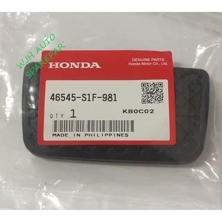 Honda Genuine City TMO SEL HRV BRV Brake Padel Rubber Pad