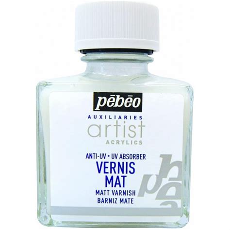 Stock Bureau P B O Artist Acrylics Ml Vernis Mat Phase Aqueuse