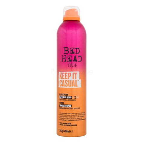 Tigi Bed Head Keep It Casual Flexible Hold Hairspray Лакове за коса за ...