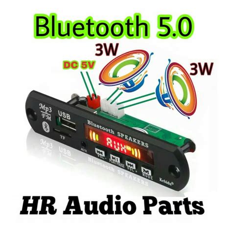 Jual Kit Modul Mp3 Bluetooth V 5 0 Plus Amplifier 2x3W Stereo 2 3W USB