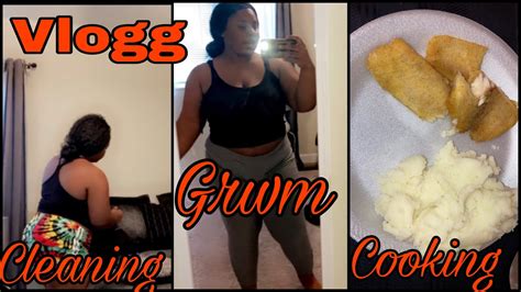 Vlogtober Day 19 Cooking Cleaning And Grwm Vlogtober Vlog YouTube