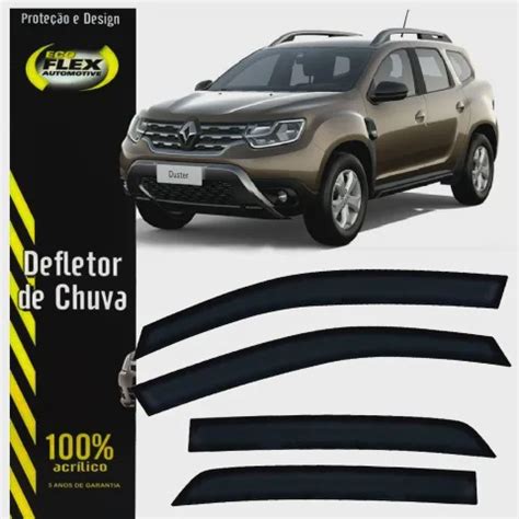 Calha De Chuva Renault Duster Oroch A Ecoflex Defletor Portas