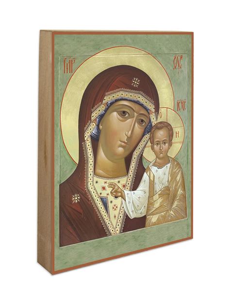 Икона Божией Матери "Казанская", дерево, 14х19 см, купить в интернет ...