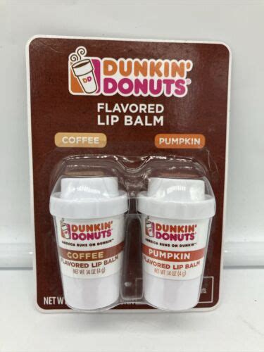 Dunkin Donuts Pumpkin Flavored Lip Balm New 2 In Package Free Shipping Ebay