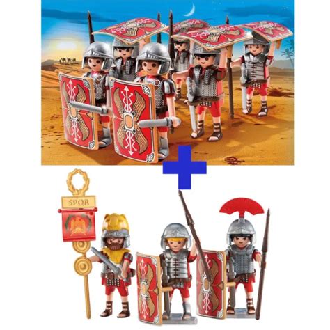 Playmobil L Gionnaires Figurines X Soldats De L Arm E Romaine Et