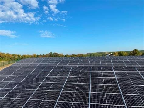 EnBW Solarpark in Welgesheim liefert Strom für 1 000 Haushalte EnBW