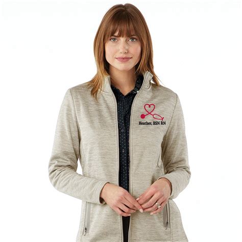 5189 | Women's Brigham Knit Jacket | Personalized Nurse Jacket ...