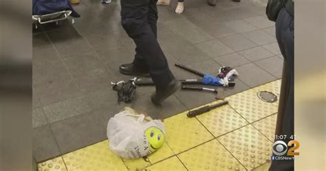 Nypd Good Samaritan Stops Man Armed With Axe Other Weapons From