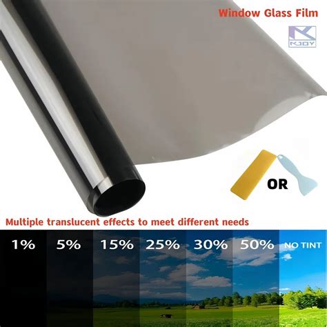 Mx Cm Vlt Black Car Window Foils Window Film Home Window Glass Solar