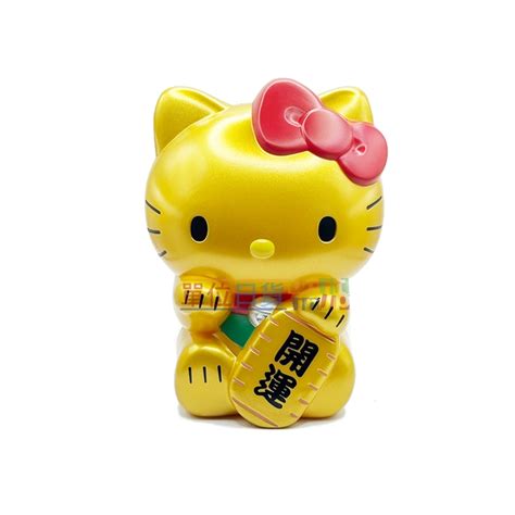 單位日貨 』現貨 日本正版 境內限定 三麗鷗 Hello Kitty 凱蒂貓 招財貓 開運 公仔 存錢筒 擺飾 新年 蝦皮購物