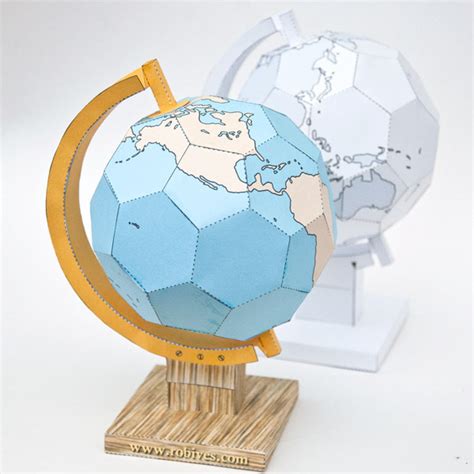 Paper Globe Rob Ives