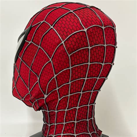 Spiderman Mask Cosplay Sam Raimi Spiderman Mask Adults With Etsy