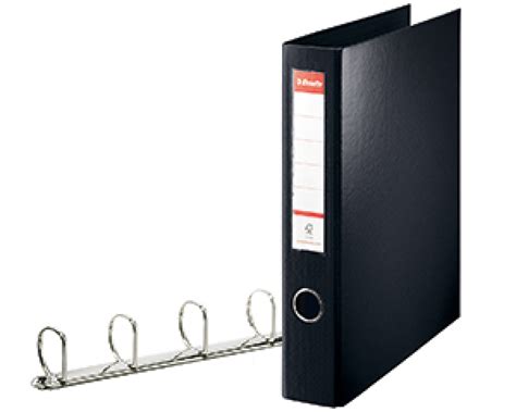 Ring Binders A4 40mm Capacity 4 Ring Black Supplies East Riding