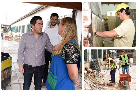 Leo Nardini Supervis Trabajos En Escuela De Villa De Mayo Municipio