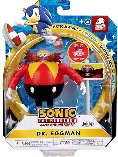 Sonic The Hedgehog Basic Wave 5 Dr Eggman 4 Action Figure Classic