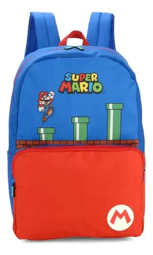 Mochila De Costas Super Mario Bros Original Luxcel Frete Gr Tis