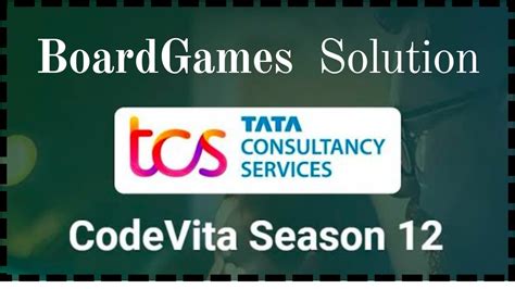 Boardgames Solution Tcs Codevita Mock Test Season Solver