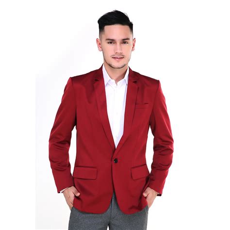 Jual Hamlin Woreq Jas Blazer Pria Premium Plain Formal Longsleeve Suit