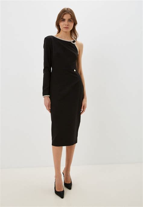 Платье Rich Naked Muccia midi dress цвет черный MP002XW0BA05 купить в интернет магазине