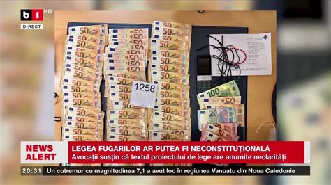 LEGEA FUGARILOR AR PUTEA FI NECONSTITUȚIONALĂ Știri B1TV 7 DEC 2023