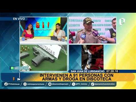 BDP EN VIVO Intervienen A 91 Personas Con Armas Y Droga En Discoteca En