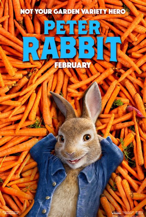 Peter Rabbit Movie Poster 2018 Animated Film 27x40 Advance