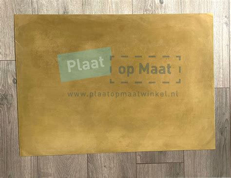 Messing Vlakke Plaat Gepatineerd Plaatopmaatwinkel Nl