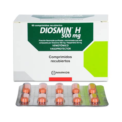 Diosmin H 500mg Comprimido Recubierto Inkafarma