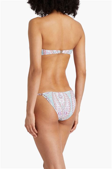 Melissa Odabash Malta Artemis Paisley Print Low Rise Bikini Briefs