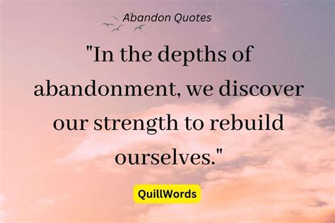 165 Abandon Quotes and the Path to Self-Rediscovery - QuillWords