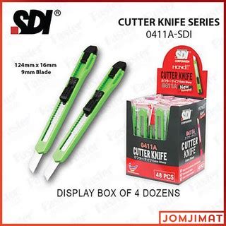 Sdi Cutter Knife A Mm Blade Student Knife Pisau Pemotong Office