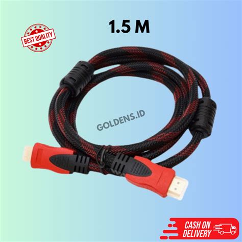 Jual KABEL HDMI TV TO HDMI 1 5M 3M 5M 10M KABEL SETTOPBOX KABEL HDMI