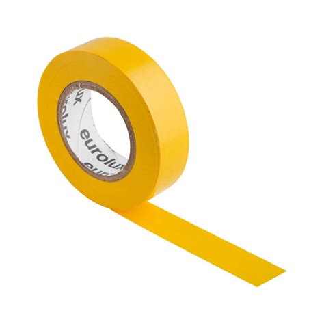 PVC Insulation Tape 20m Yellow 0 13mm X 18mm EUROLUX PTY LTD