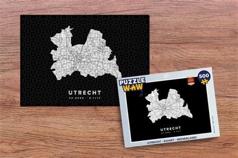 Puzzel Utrecht Kaart Nederland Legpuzzel Puzzel 500 Stukjes Bol