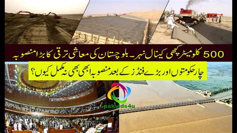 Mega Irrigation Project Of Kachhi Canal Balochistan Pakistan Youtube