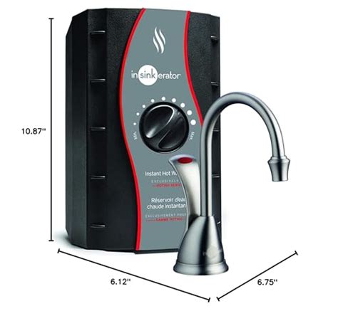 Insinkerator H Wave Sn Involve Wave Instant Hot Water Dispenser System With Stainless Steel Tank