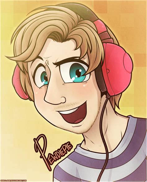 Pewdiepie Portrait By Shellahx On Deviantart