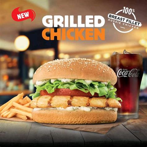 News Hungry Jack S New Grilled Chicken Burger Frugal Feeds