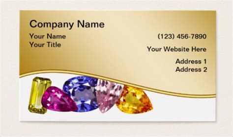 Jewelry Business Card Template - 27+ Free & Premium Download