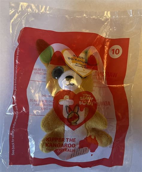 Mcdonalds Happy Meal Ty Teenie Beanie Boos Kipper The