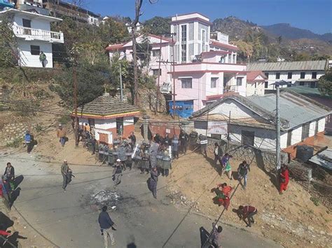 Clash erupts between police and protesters in Doti - The Himalayan ...