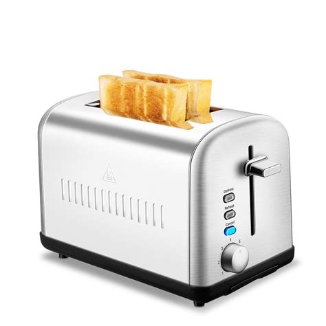 2 Slice Toaster, Chitomax Extra Wide Slot Toasters 2 Slice 7 Brown Set ...