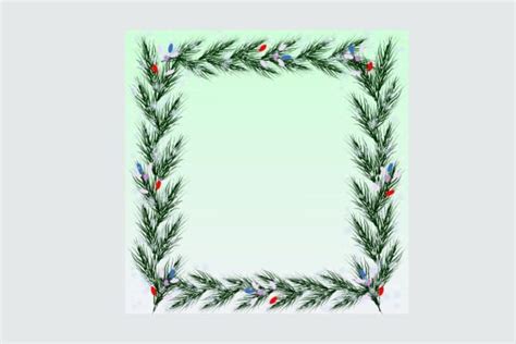 Winter Frame Border Graphic by Justnaturephoto_shop · Creative Fabrica