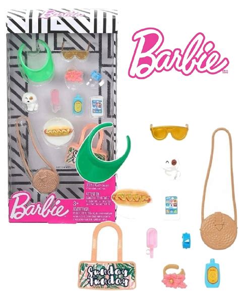 BARBIE MODNE DODATKI Zestaw Dla Lalki MATTEL 12100965784 Oficjalne