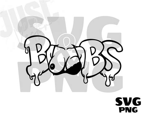 Boobs Svg Tits Svg Breast Svg Boobs Vector Clipart Tits Cut File