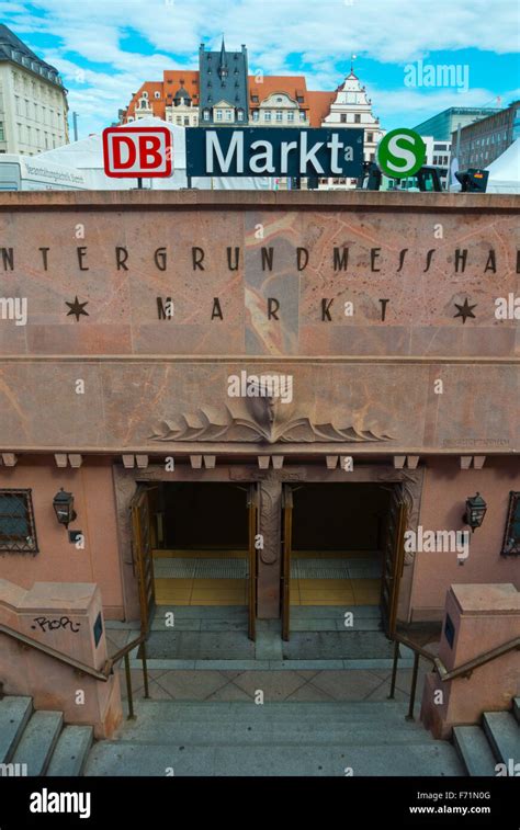 Markt Station Exterior Along City Tunnel Marktplatz Altstadt Old