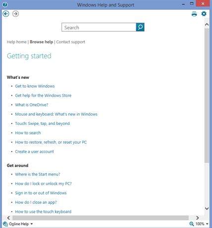 How To Get Help Using The Windows Help And Support Application